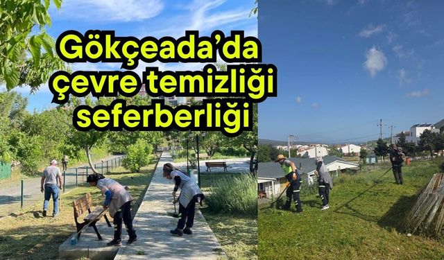 Gökçeada’da çevre temizliği seferberliği