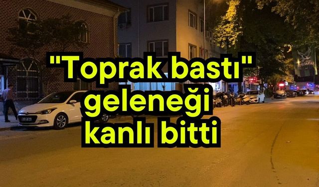 "Toprak bastı" geleneği kanlı bitti (Video)