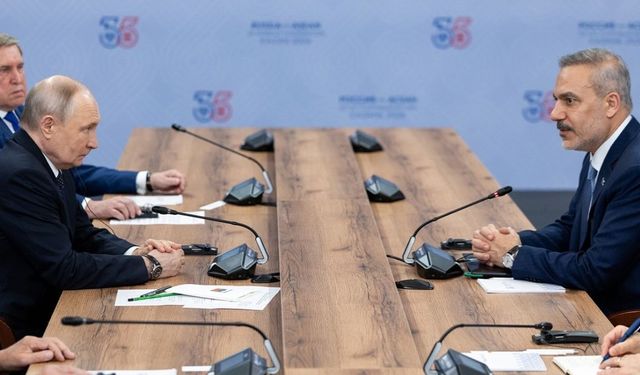 Bakan Fidan, Rusya Devlet Başkanı Putin ile görüştü