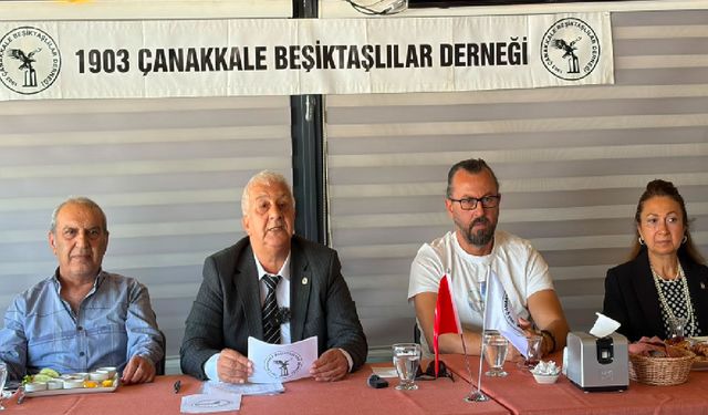 Çanakkale'de Aydın Sevinç, başkan adaylığını açıkladı