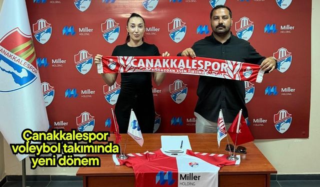 Çanakkalespor voleybol takımında yeni dönem
