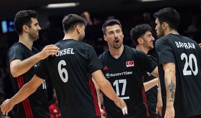 A Milli Erkek Voleybol Takımı, Kanada'yı mağlup etti