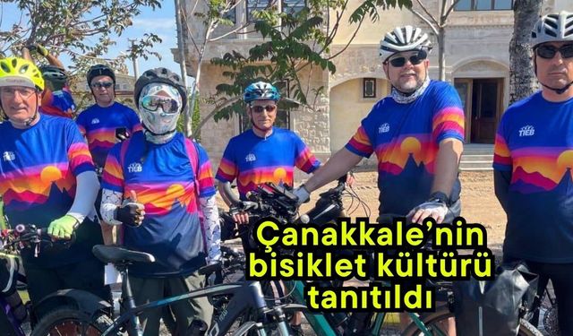 Çanakkale’nin bisiklet kültürü tanıtıldı
