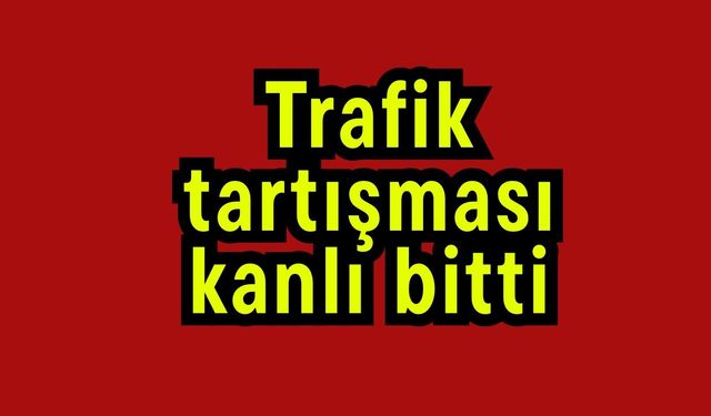 Trafik tartışması kanlı bitti