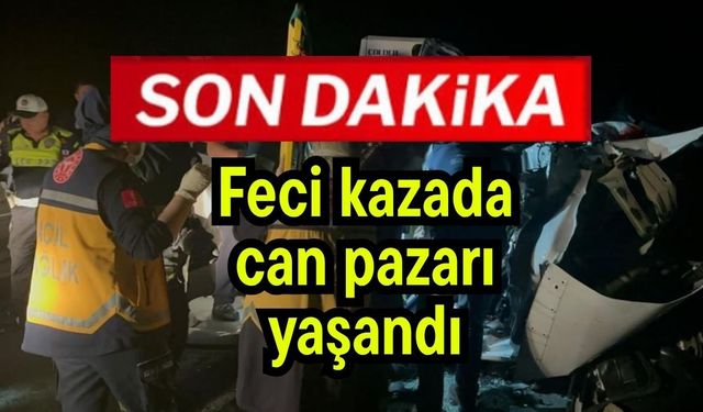 Feci kazada can pazarı yaşandı (Video)