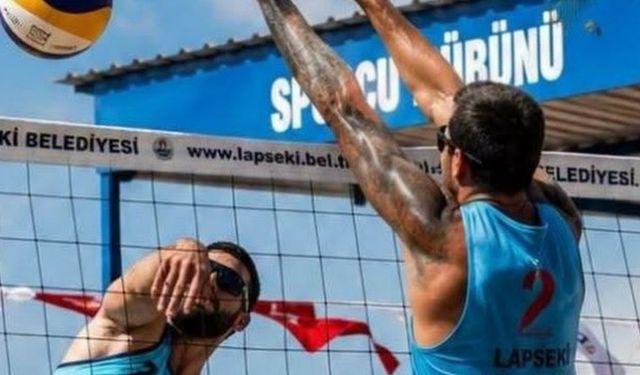 Lapseki’de Plaj Voleybolu Turnuvası için geri sayım başladı