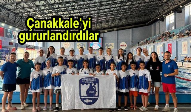 Çanakkale'yi gururlandırdılar