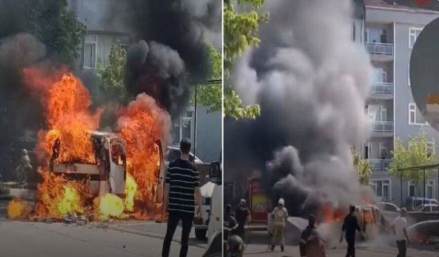 Patlama sesleri paniğe neden oldu (Video)