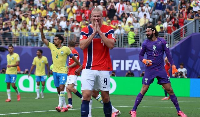 Haaland Brezilya'yı yıktı, Norveç çeyrek finalde