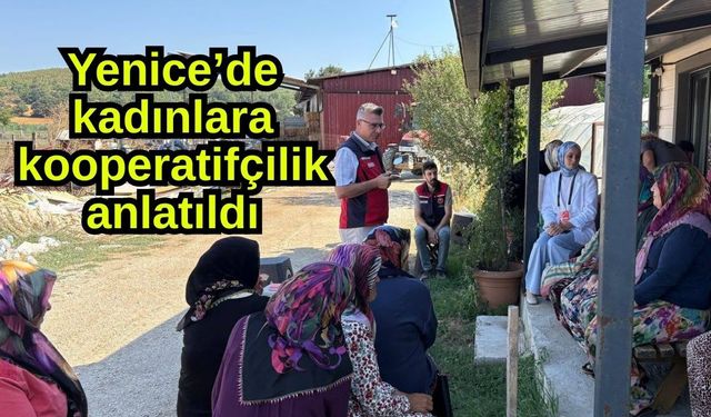 Yenice’de kadınlara kooperatifçilik anlatıldı