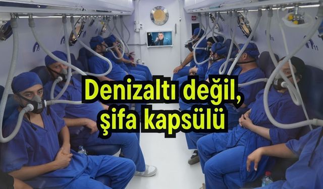 Denizaltı değil, şifa kapsülü (Video)