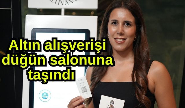 Altın alışverişi düğün salonuna taşındı (Video)