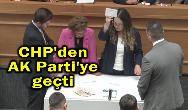 CHP'den AK Parti'ye geçti (Video)