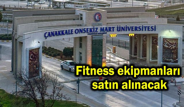 Fitness ekipmanları satın alınacak