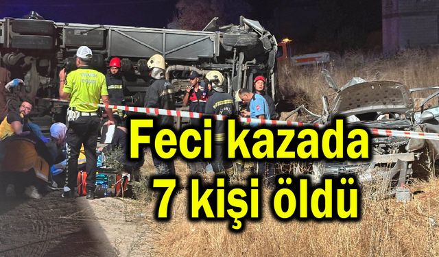 Feci kazada 7 kişi öldü (Video)