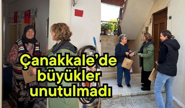 Çanakkale’de büyükler unutulmadı