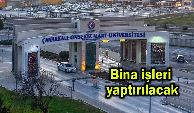 Bina işleri yaptırılacak