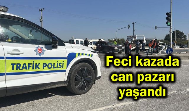 Feci kazada can pazarı yaşandı... (Video)