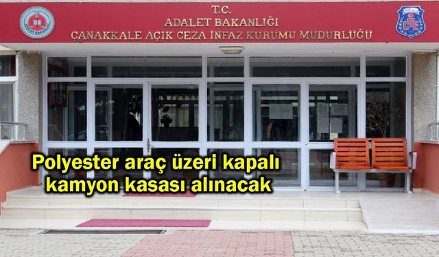 Polyester araç üzeri kapalı kamyon kasası alınacak