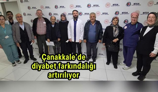 Çanakkale’de diyabet farkındalığı artırılıyor