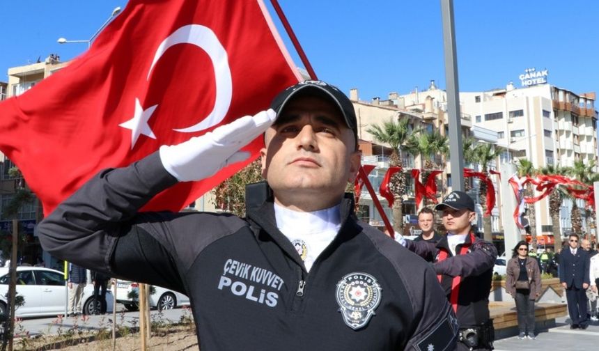 Çanakkale'de Türk Polis Teşkilatının kuruluşunun 179'uncu yılı kutlandı