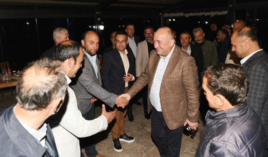 AK Partili Gider, Lapseki’de muhtarlarla bir araya geldi
