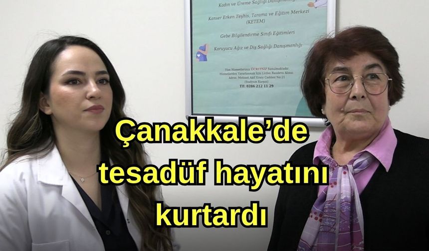 Çanakkale’de tesadüf hayatını kurtardı