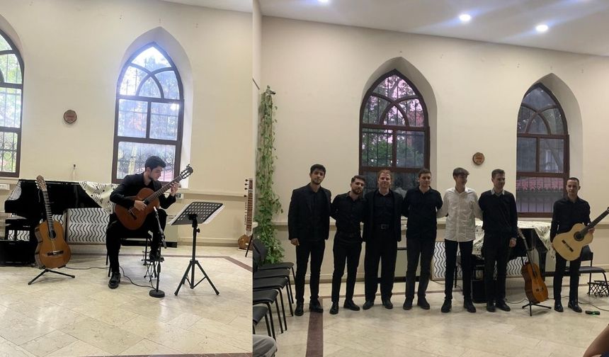 ÇOMÜ’de klasik gitar ezgileri yankılandı