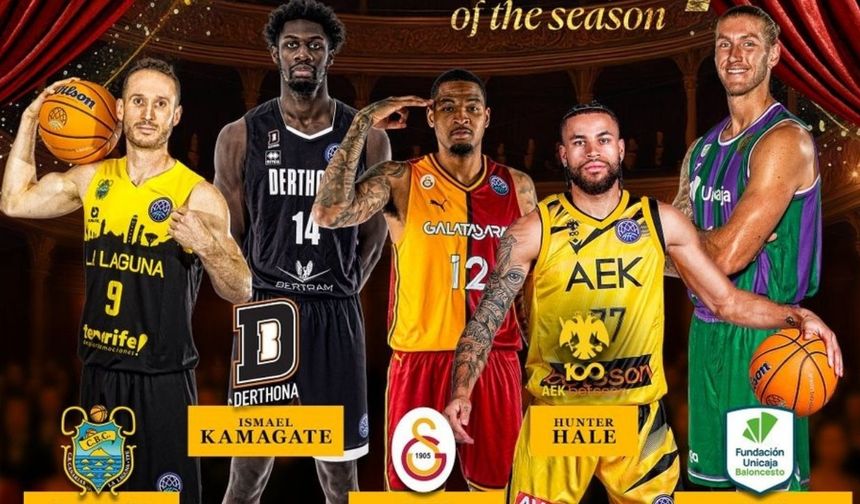 Basketbol Şampiyonlar Ligi bireysel ödülleri sahiplerini buldu