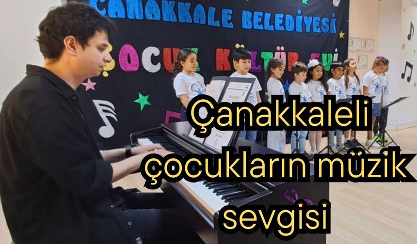 Çanakkaleli çocukların müzik sevgisi
