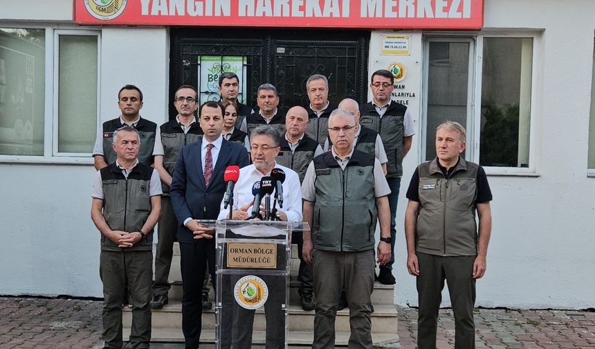 "Sadece izmarit atılması sebebiyle 81 yangın çıktı, piknik ateşinden 50 yangın çıktı"