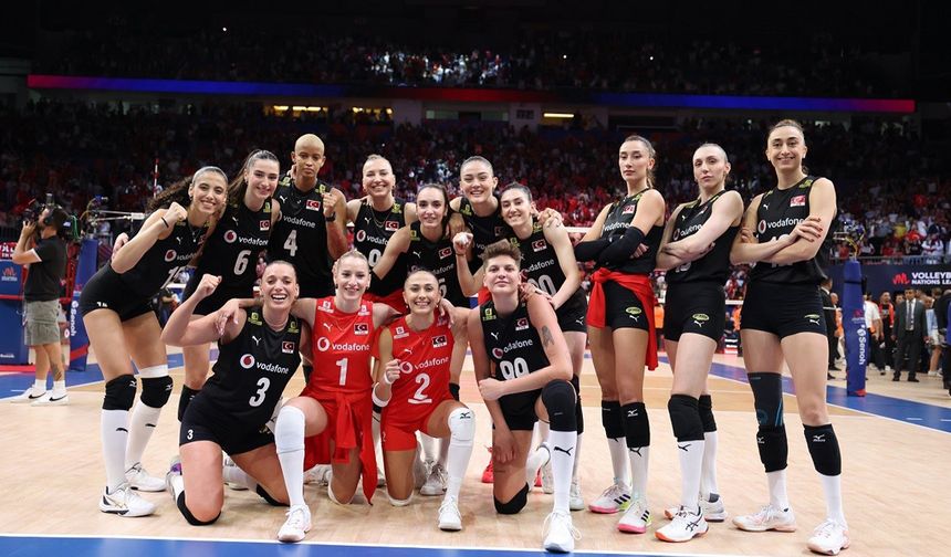 A Milli Kadın Voleybol Takımı, Milletler Ligi’nde 7’de 7 yaptı