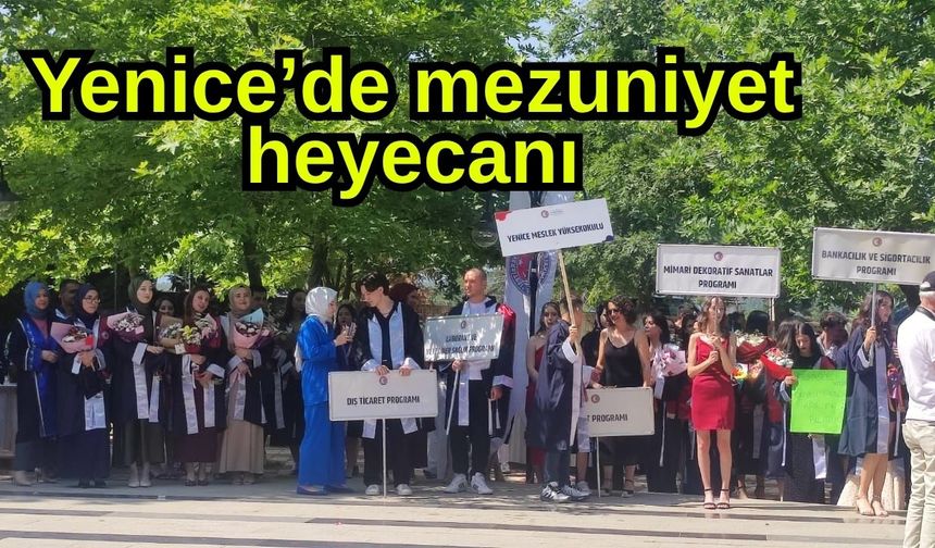 Yenice’de mezuniyet heyecanı