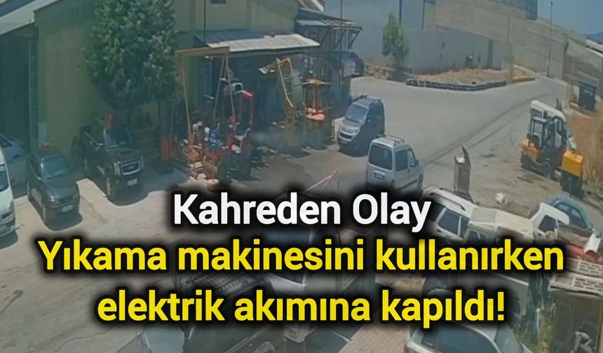 Kahreden Olay: Yıkama makinesini kullanırken elektrik akımına kapıldı!