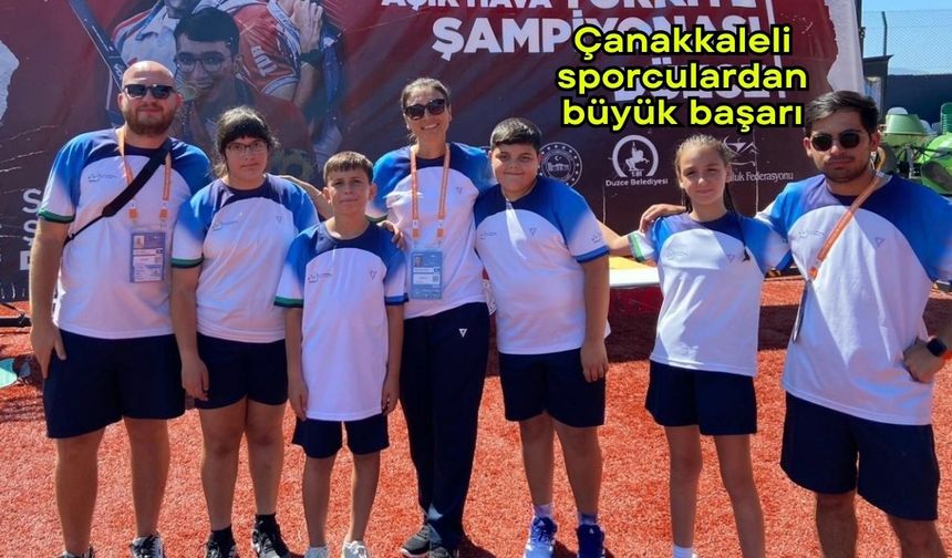 Çanakkaleli sporculardan büyük başarı