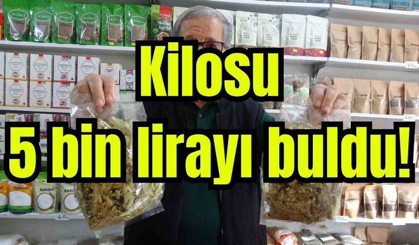 Kilosu 5 bin lirayı buldu