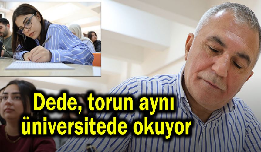 Dede, torun aynı üniversitede okuyor (Video)