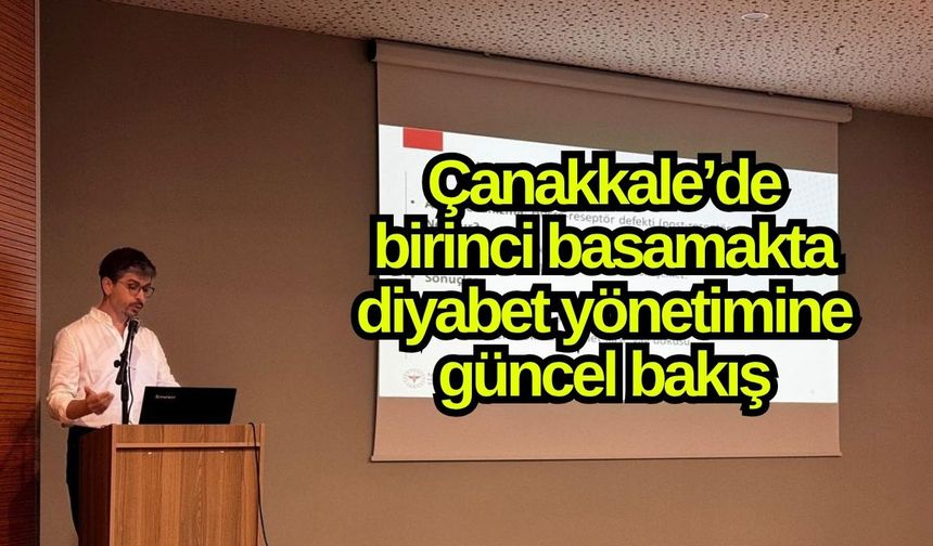 Çanakkale’de birinci basamakta diyabet yönetimine güncel bakış