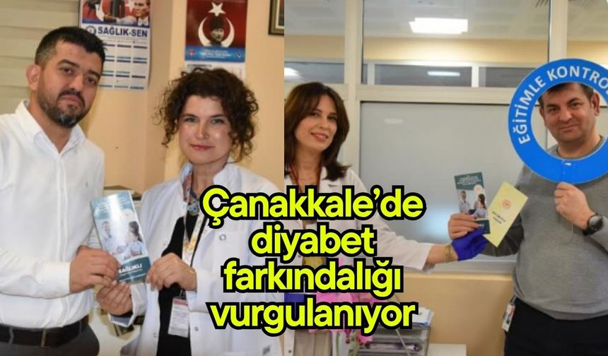 Çanakkale’de diyabet farkındalığı vurgulanıyor