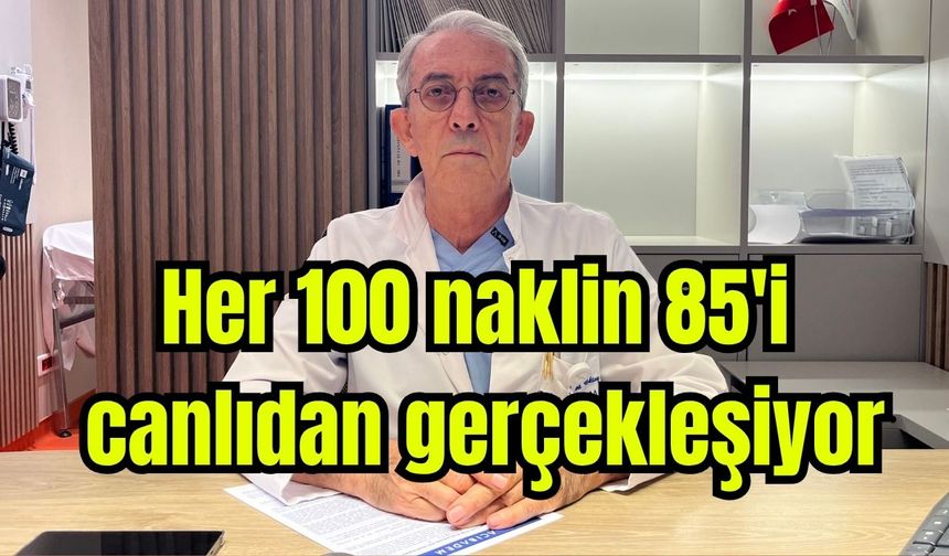 "Her 100 naklin 85'i canlıdan gerçekleşiyor'' (Video)