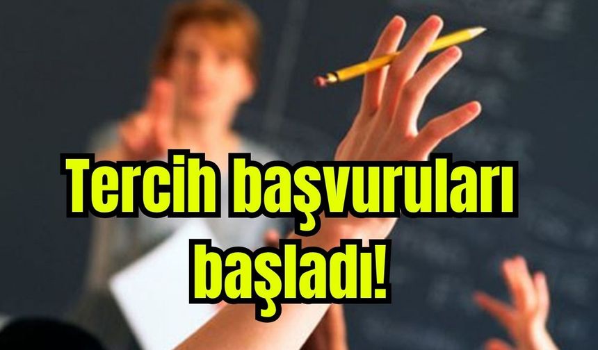 15 bin öğretmen atamasında tercih başvuruları başladı