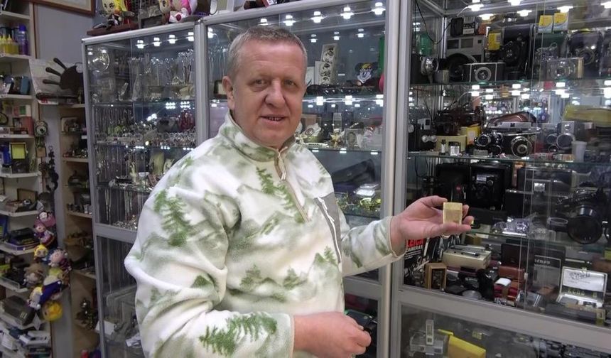 Bin 500 parçayı aşan dev koleksiyonun sahibi oldu (Video)