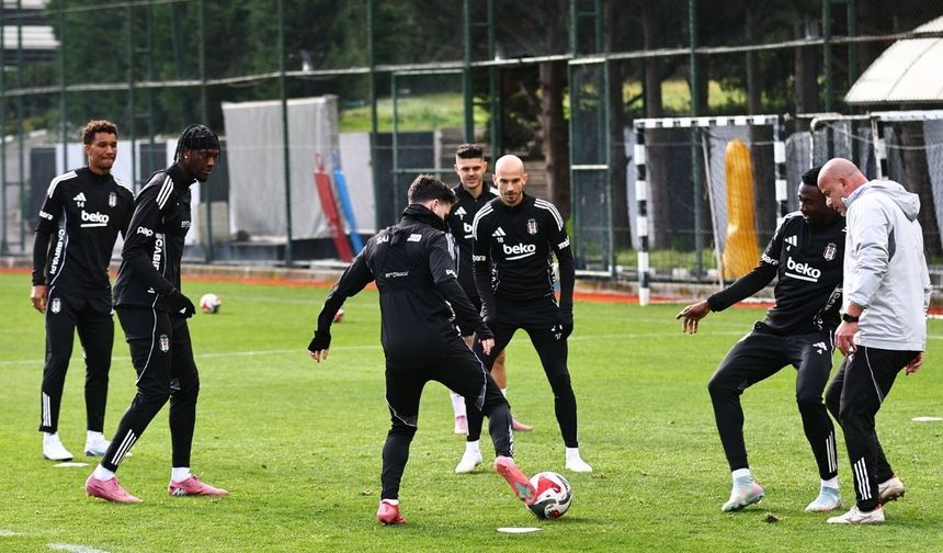 Beşiktaş, Trabzonspor maçı hazırlıklarını tamamladı