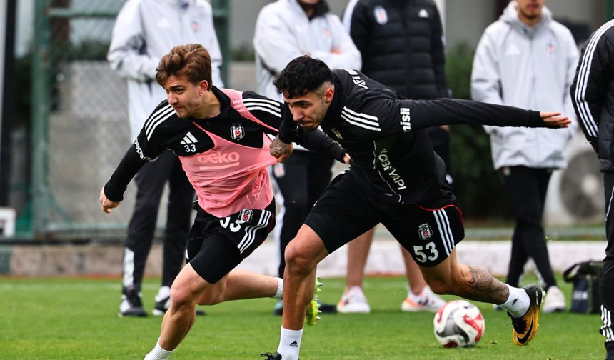 Beşiktaş'ta Trabzonspor maçı hazırlıkları devam etti