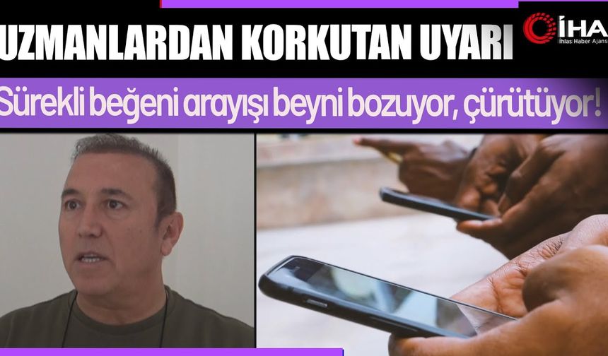 Sosyal medya bağımlılığı beyni çürütüyor (Video)