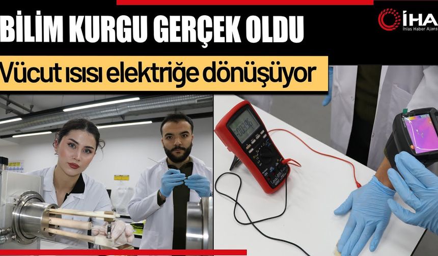 Matrix’ten esinlenip insan vücudundan elektrik ürettiler
