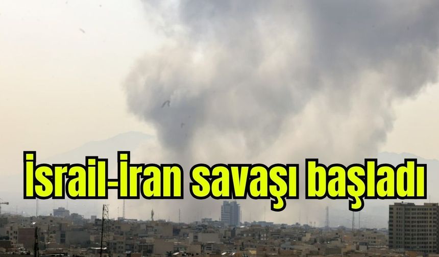 İsrail İran'a saldırı başlattı! Peş peşe patlama sesleri duyuldu (Video)