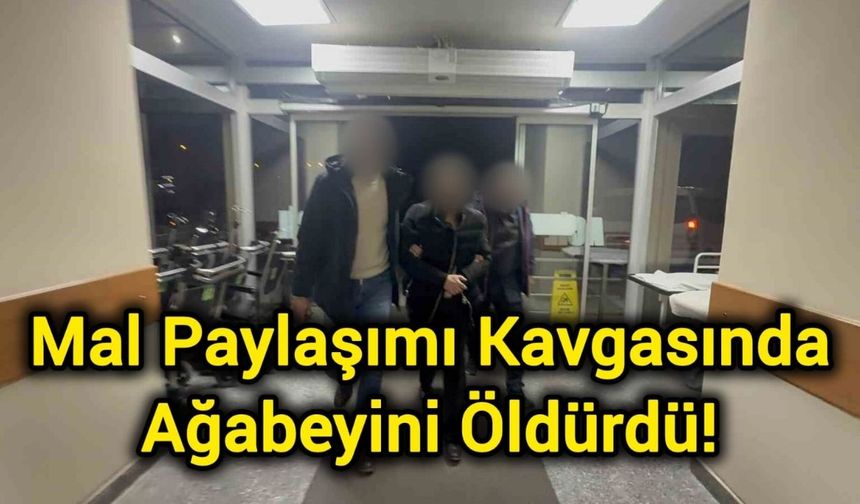 Mal Paylaşımı Kavgasında Ağabeyini Öldürdü!
