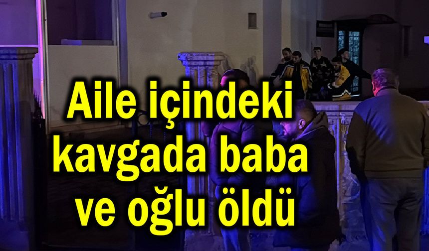 Aile içi kavgada baba ve oğlu öldü (Video)