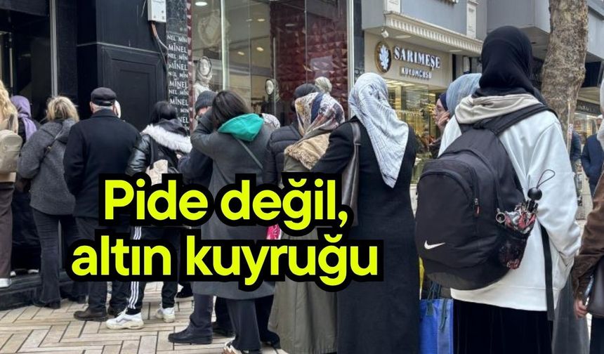 Pide değil, altın kuyruğu